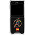 Marvel Classic Comics Avengers Logo Galaxy Z Flip6 Clear Case
